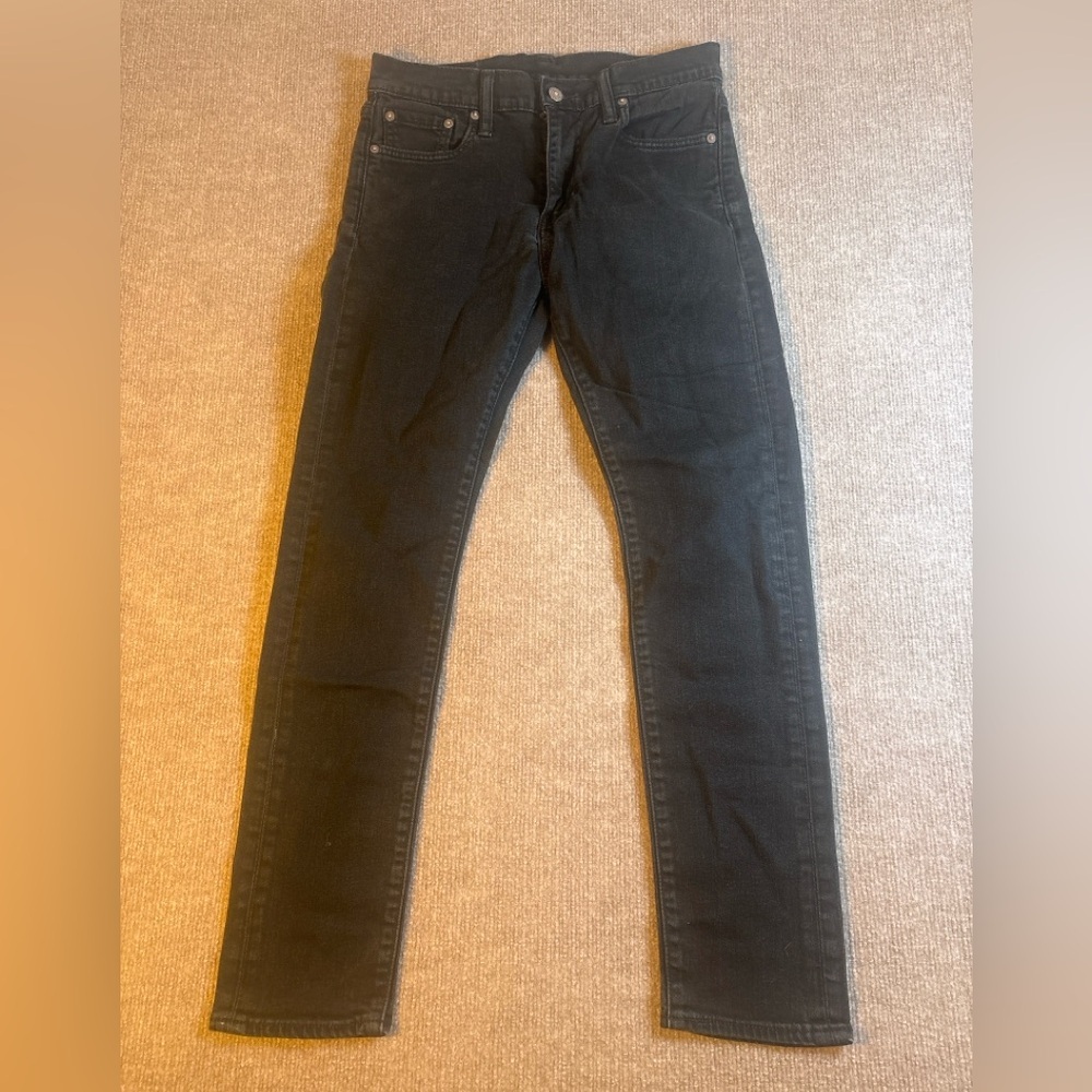 Levi’s 510 Skinny Jeans Black Denim Men’s W30 L30 1091